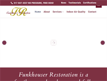 Tablet Screenshot of funkhouserrestoration.com